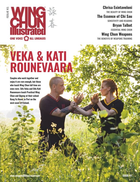 Wing Chun Illustrated Issue 61 featuring Sifu Veka and Sifu Kati Rounevaara.